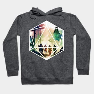 DND Watercolour Party Hoodie